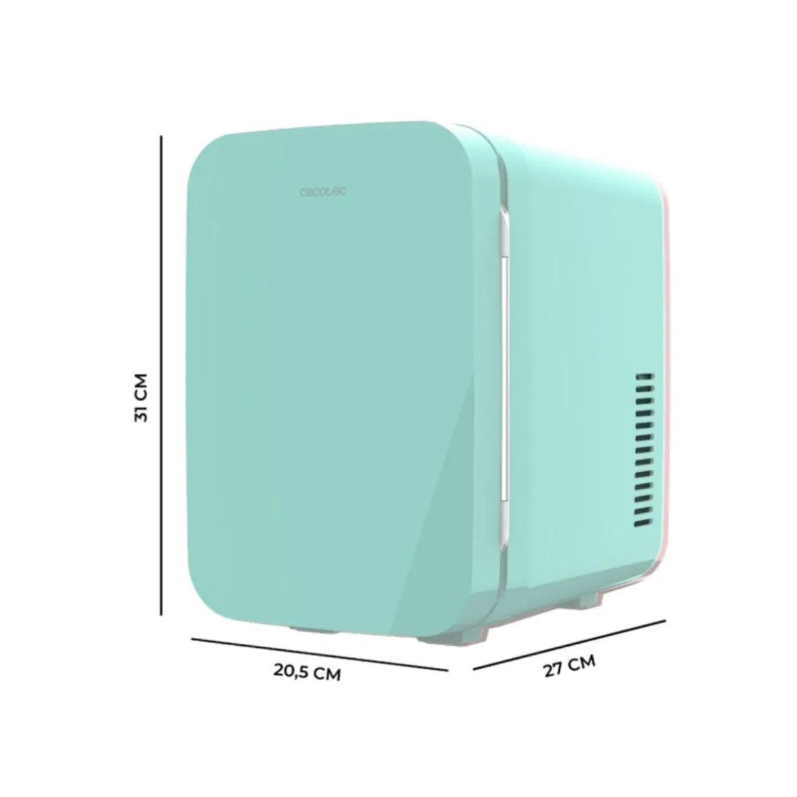 Mini frigorífico Cecotec Bolero MiniCooling Bahamas 6L 12V turquesa