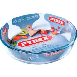 Molde hondo para horno Classic Pyrex redondo vidrio Ø26x6 cm