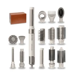 Moldeador de pelo Cecotec CeramicCare 14in1 AirGlam 1400W 14 cabezales perla