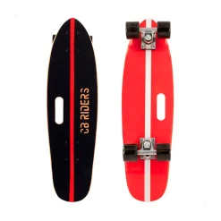 Monopatín CB Riders 4 ruedas madera negro/rojo 12x68x19 cm