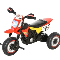 Moto correpasillos infantil Homcom para niños de +18 meses rojo
