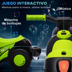 Moto infantil Aiyaplay con música 3km/h +2A 43,5x80x36 cm