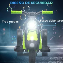 Moto infantil Aiyaplay con música 3km/h +2A 43,5x80x36 cm
