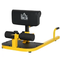 Máquina para sentadillas Lion Homcom 3 en 1 amarillo/negro 44,5-56,5x50x97 cm