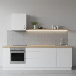 Mueble alto Kira módulo 1 puerta blanco 40 cm