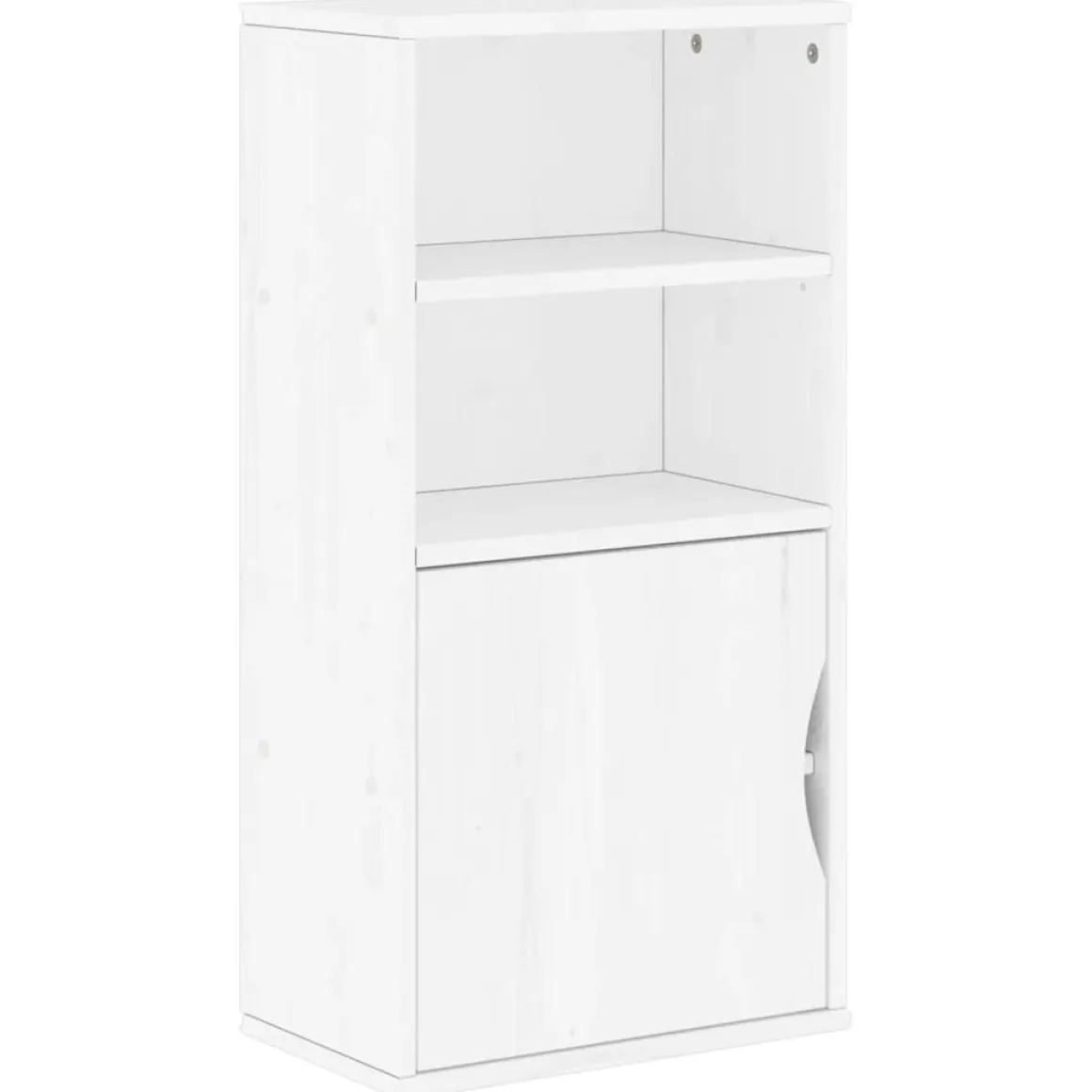 Mueble auxiliar Odda 1 puerta + 2 estantes abiertos 79x40x24 cm
