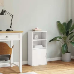 Mueble auxiliar Odda 1 puerta + 2 estantes abiertos 79x40x24 cm