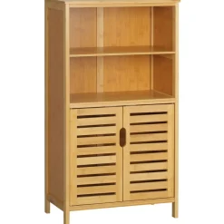 Mueble auxiliar Talo Kleankin 2 puertas + estante natural 92x50x29 cm