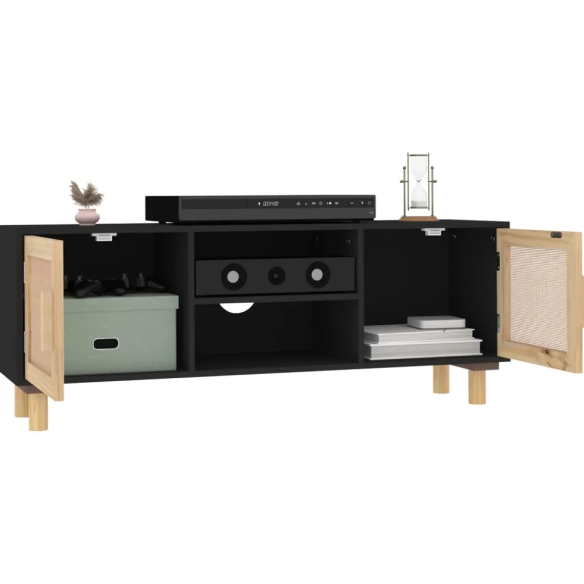 Mueble bajo de TV Beka 2 estantes + 2 puertas 40x105x30 cm
