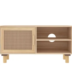 Mueble bajo de TV Beka 2 estantes + 1 puerta 40x80x30 cm