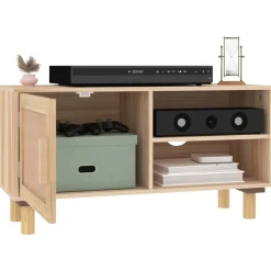 Mueble bajo de TV Beka 2 estantes + 1 puerta 40x80x30 cm