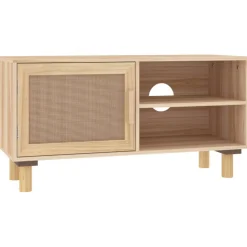 Mueble bajo de TV Beka 2 estantes + 1 puerta 40x80x30 cm