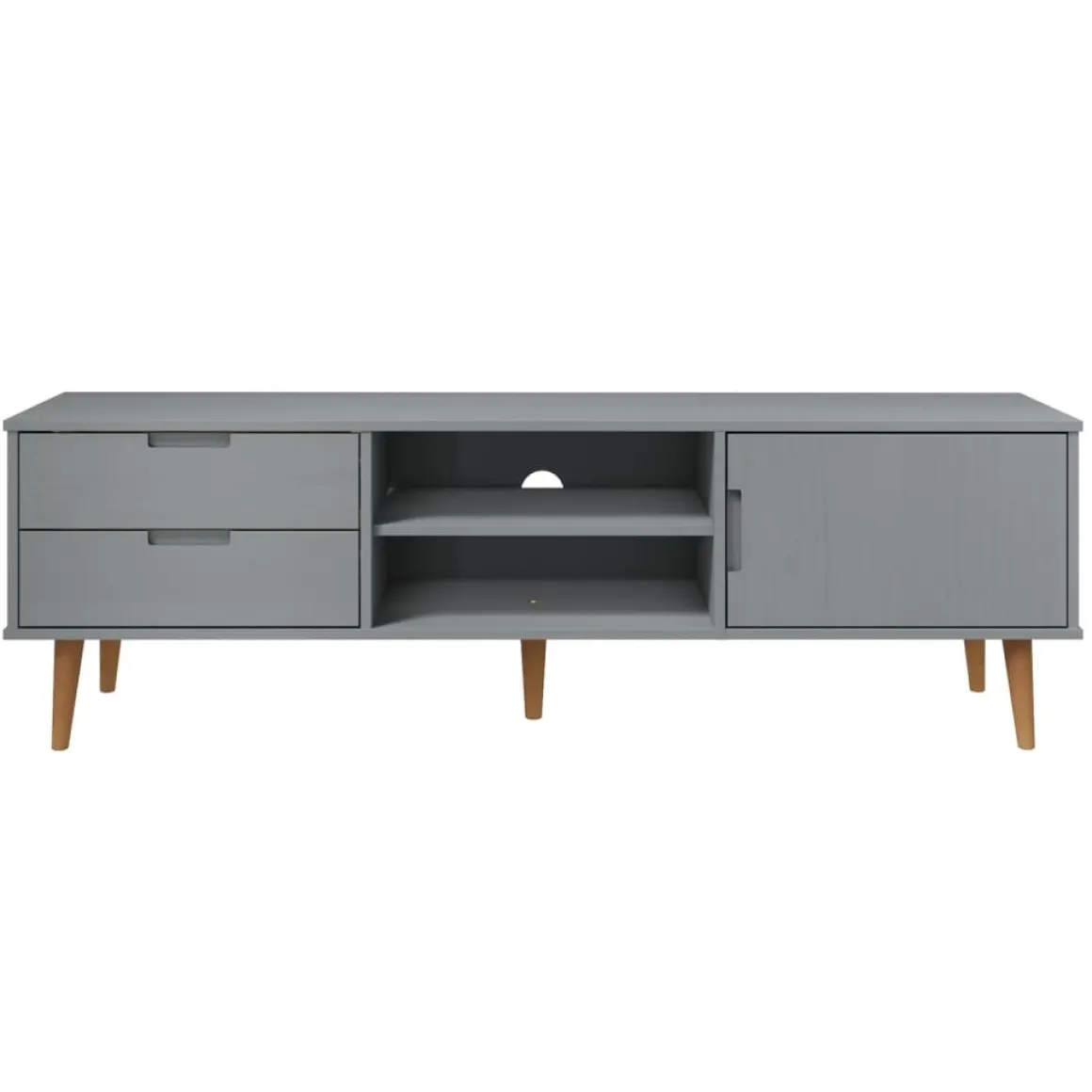 Mueble bajo de TV Molde 2 cajones + 1 puerta 49x158x40 cm
