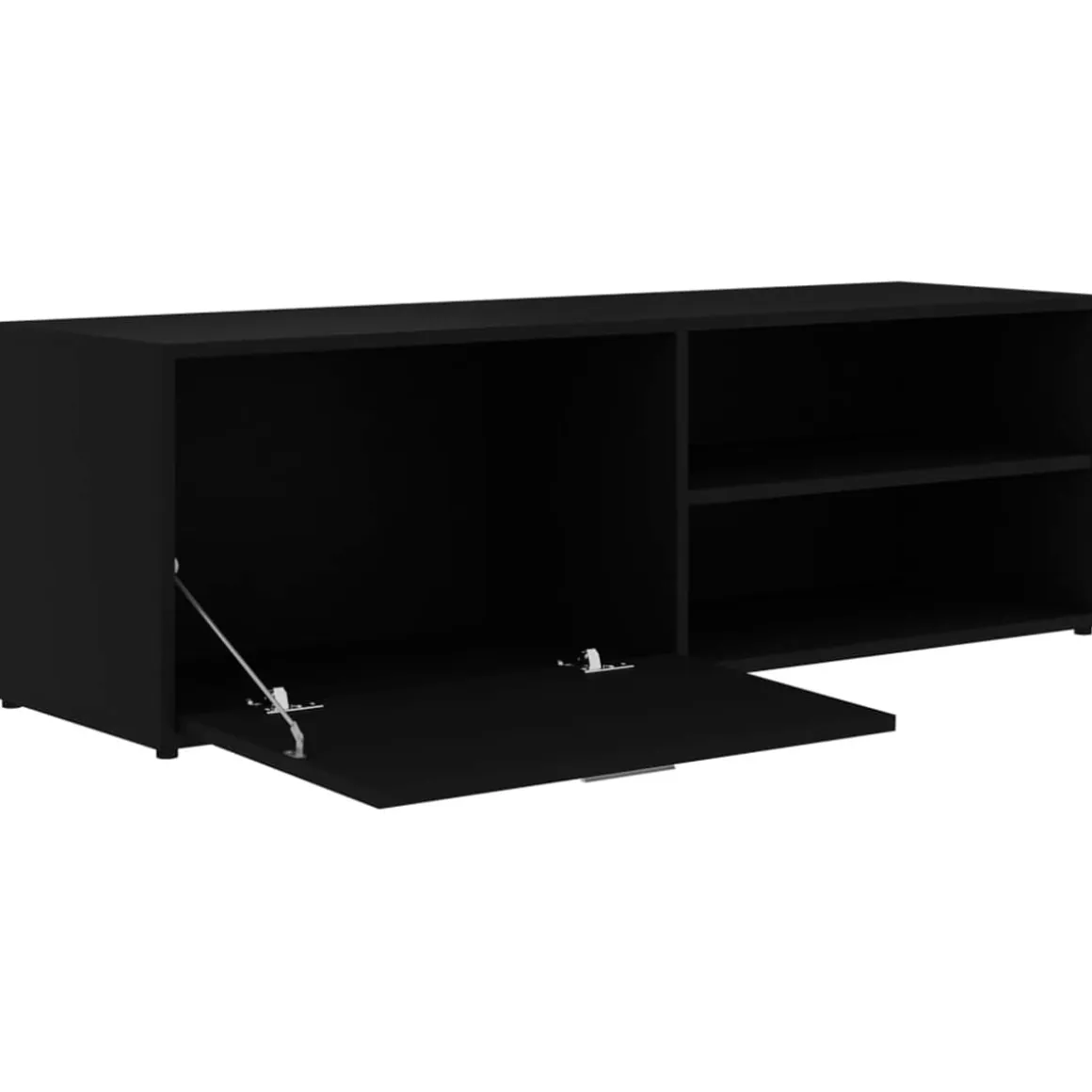 Mueble bajo para TV Nelly 2 estantes + 1 armario madera 37x120x34 cm