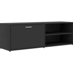Mueble bajo para TV Nelly 2 estantes + 1 armario madera 37x120x34 cm