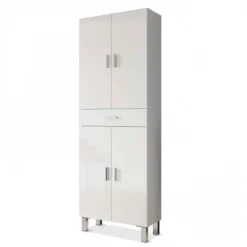 Mueble de baño Aruba 4 puertas+1 cajón blanco 182x60x29 cm