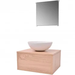 Mueble de baño Bahamas + lavabo + espejo 20x40x34 cm