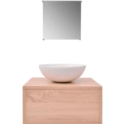 Mueble de baño Bahamas + lavabo + espejo 20x40x34 cm