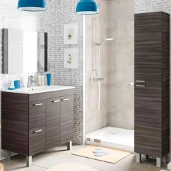 Mueble de baño columna Arkit 2 puertas 182x30x25 cm