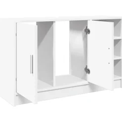 Mueble de baño Liberto 2 puertas + 3 compartimentos blanco 55x90x29 cm