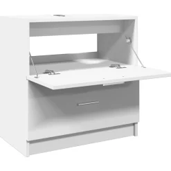 Mueble de baño Vera puerta abatible + cajón blanco 59x59x37 cm