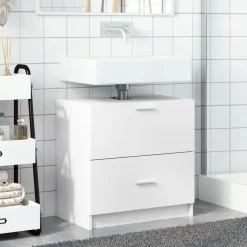Mueble de baño Vera puerta abatible + cajón blanco 59x59x37 cm