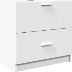 Mueble de baño Vera puerta abatible + cajón blanco 59x59x37 cm