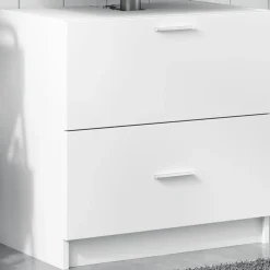 Mueble de baño Vera puerta abatible + cajón blanco 59x59x37 cm