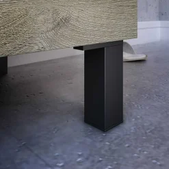 Mueble de lavabo Koncept con espejo roble Alaska
