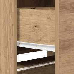 Mueble de TV Alberta 3 cajones + LED natural 40x165x34 cm
