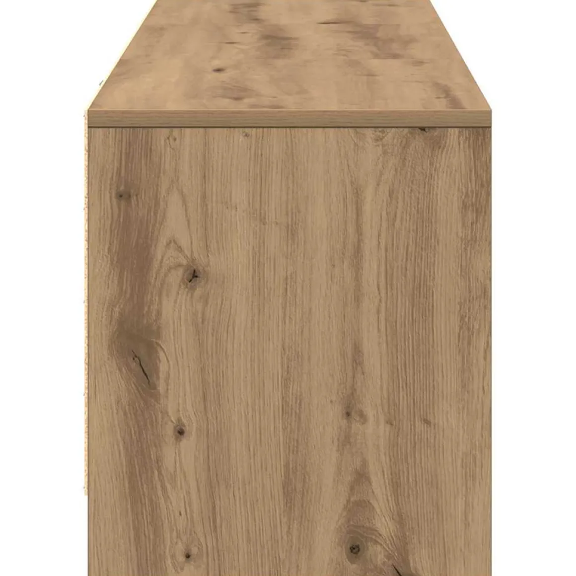Mueble de TV Alberta 3 cajones + LED natural 40x140x34 cm