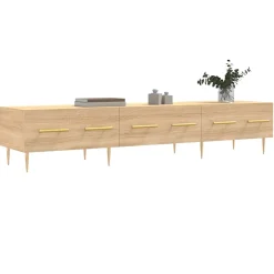 Mueble de TV Alexa roble 30x150x36 cm