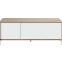 Mueble de TV Brooklyn 2 puertas + 2 cajones 47x130x41 cm