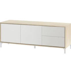 Mueble de TV Brooklyn 2 puertas + 2 cajones 47x130x41 cm