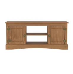 Mueble de TV Águila 2 puertas + 2 compartimentos marrón 40x120x51 cm