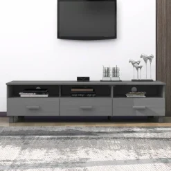 Mueble de TV Hamar 3 cajones + 3 compartimentos madera 40x158x40 cm