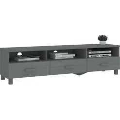 Mueble de TV Hamar 3 cajones + 3 compartimentos madera 40x158x40 cm