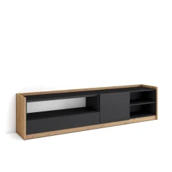 Mueble de TV Kroma con compartimento a la izquierda 49,5x207,2x35 cm