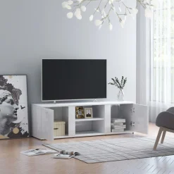 Mueble de TV Lima 2 puertas + 2 compartimentos 37x120x34 cm