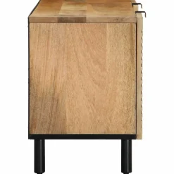 Mueble de TV Mica 2 armarios + 1 cajón natural 46x105x33 cm
