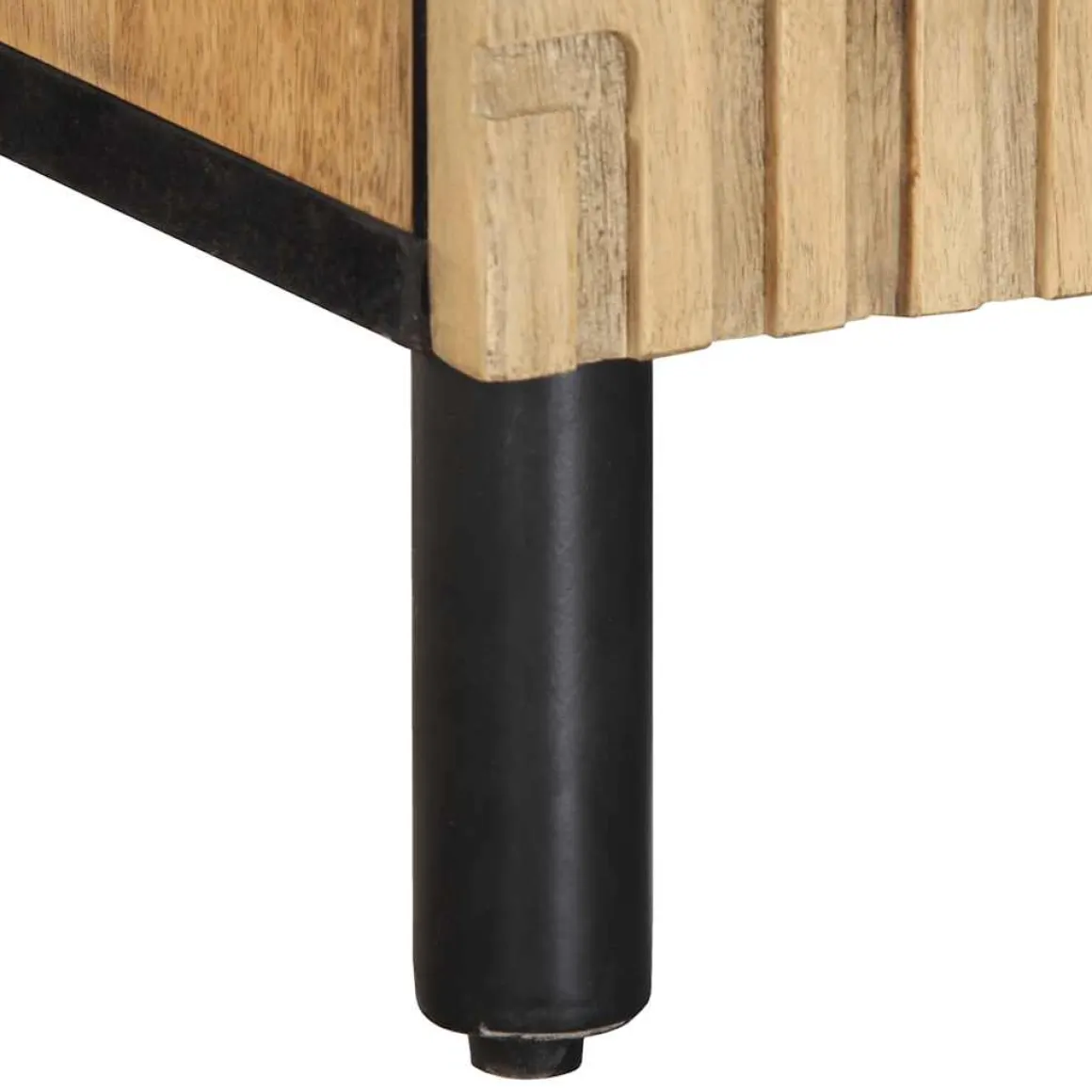 Mueble de TV Mica 2 armarios + 1 cajón natural 46x105x33 cm