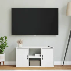 Mueble de TV Odda 2 armarios + 2 compartimentos 40x79x24 cm