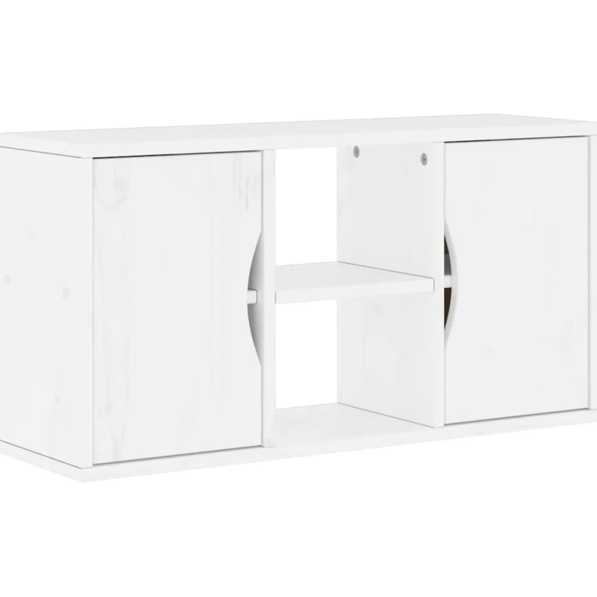 Mueble de TV Odda 2 armarios + 2 compartimentos 40x79x24 cm