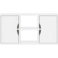 Mueble de TV Odda 2 armarios + 2 compartimentos 40x79x24 cm