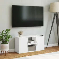 Mueble de TV Odda 2 armarios + 2 compartimentos 40x79x24 cm