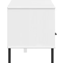 Mueble de TV Oslo 2 cajones + armario + compartimento madera de pino 46,5x158x40 cm
