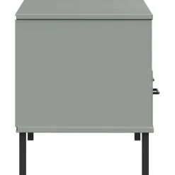 Mueble de TV Oslo 2 cajones + compartimento madera de pino 46,5x106x40 cm