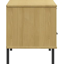 Mueble de TV Oslo cajón + compartimento + armario madera de pino 46,5x106x40 cm