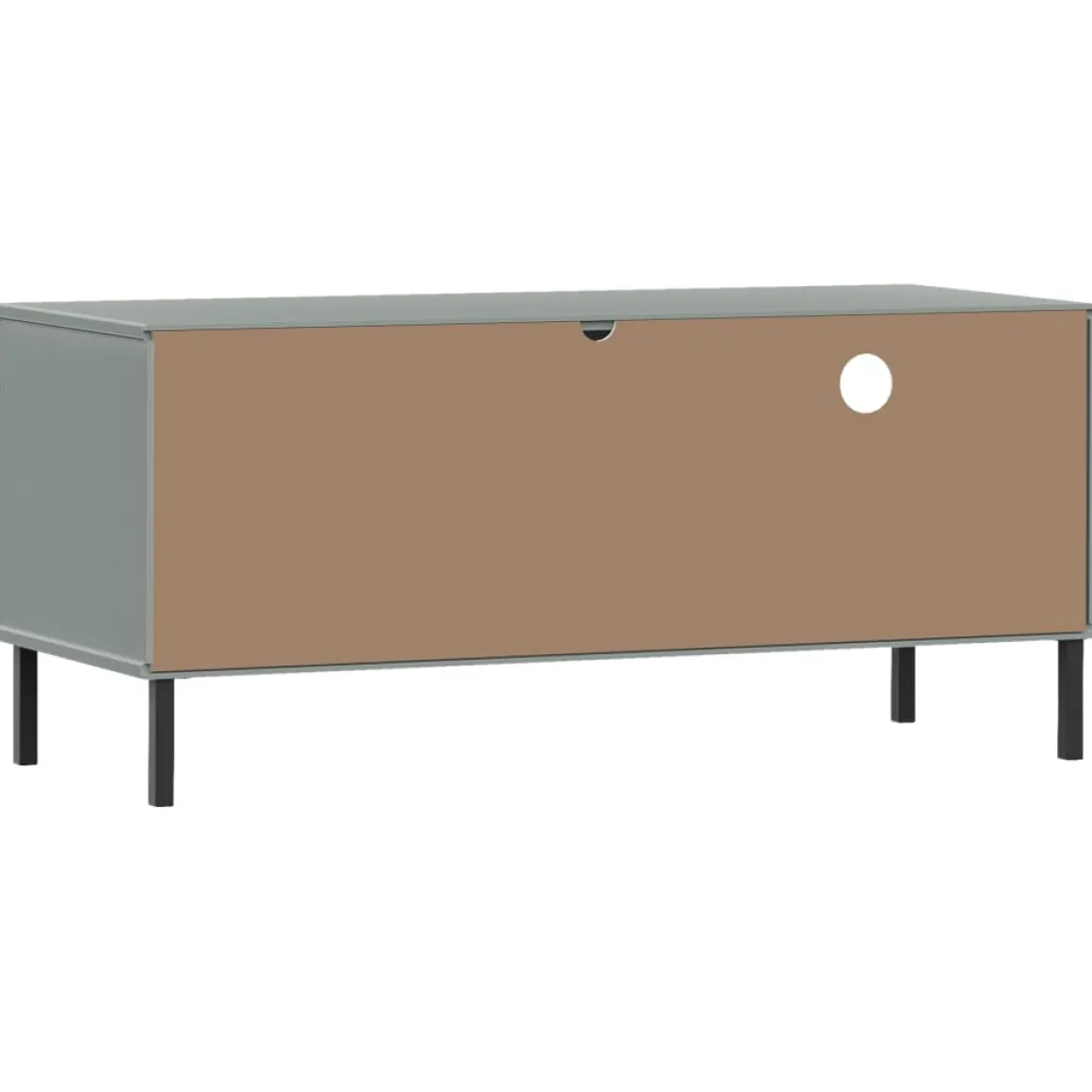 Mueble de TV Oslo cajón + compartimento + armario madera de pino 46,5x106x40 cm