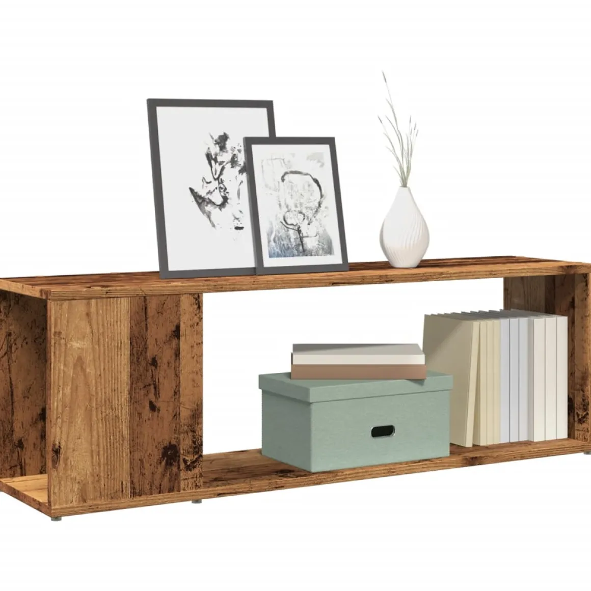 Mueble de TV Panoramic compartimento abierto 32x100x24 cm